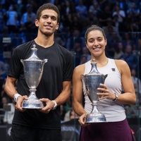 US Open squash 2025: Mostafa Asal en Hania El Hammamy pakken titel