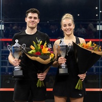 NK Squash 2026: Rowan Damming en Tessa ter Sluis pakken de titel