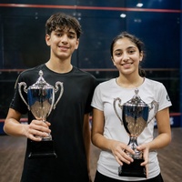 Karachi Open 2026: titels voor tieners Zakaria en Amina Orfi