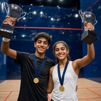 WK junioren 2026: Zakaria wint als eerste man drie keer, Anahat Singh eerste Indiase kampioene