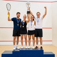 Huntelaar en Schweertman Nederlands Kampioenen Squash!!!